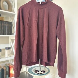 Threads 4 Thought Burgundy Long Sleeve Top